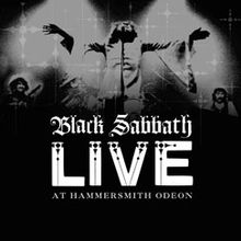 Black Sabbath - Live at Hammersmith Odeon cover