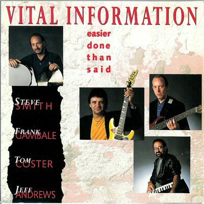 Vital Information - Easier Done Than Said cover