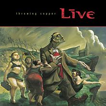 Live - Throwing Copper cover