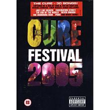 Cure, The - Festival 2005  Live DVD cover