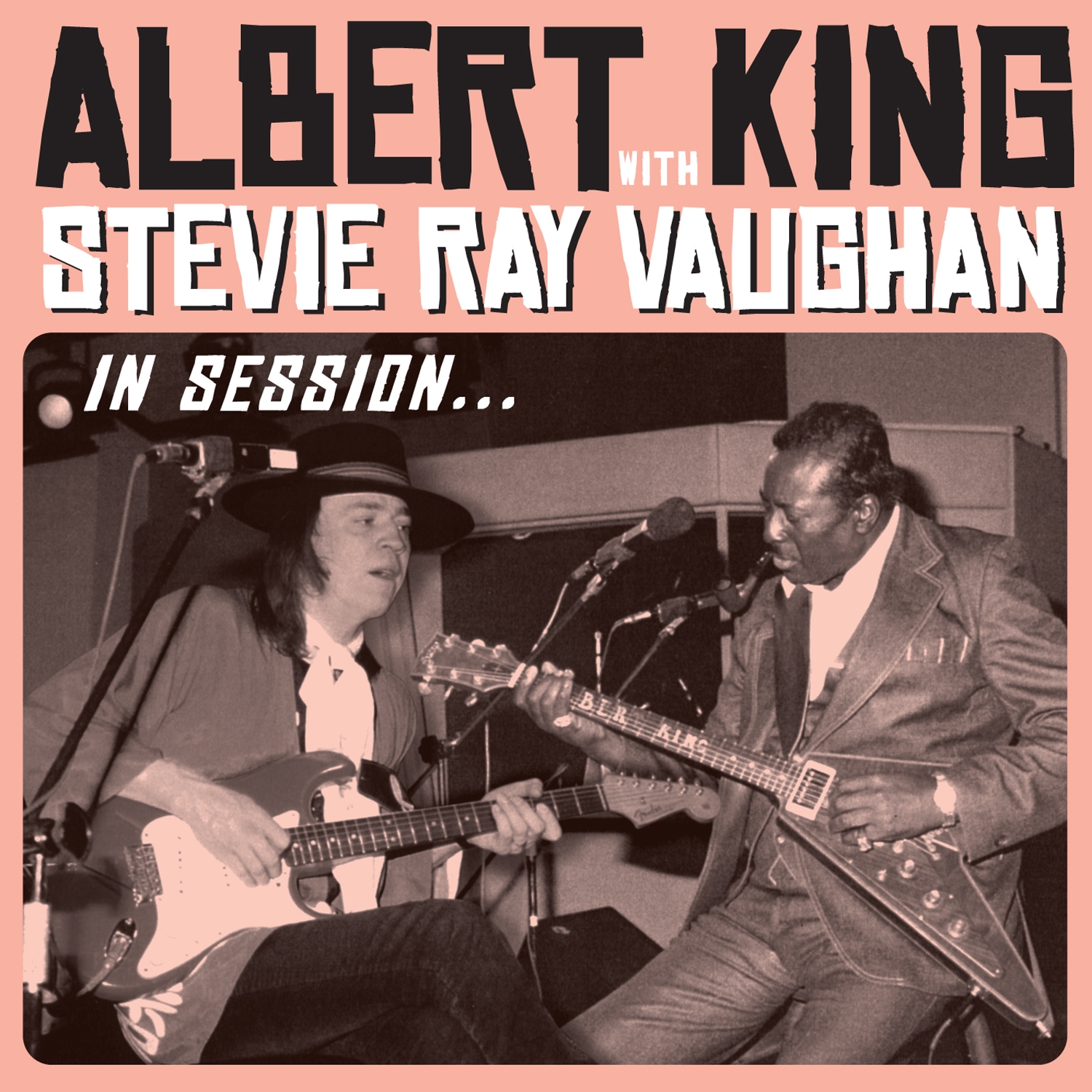 Vaughan, Stevie Ray - Albert King with Stevie Ray Vaughan - In Session cover