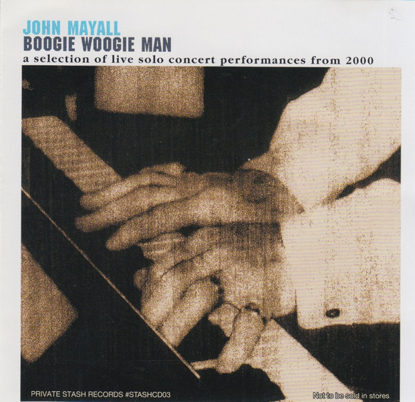 Mayall, John - Boogie Woogie Man cover