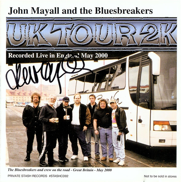 Mayall, John - UK Tour 2K cover