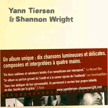 Tiersen, Yann - Yann Tiersen & Shannon Wright cover